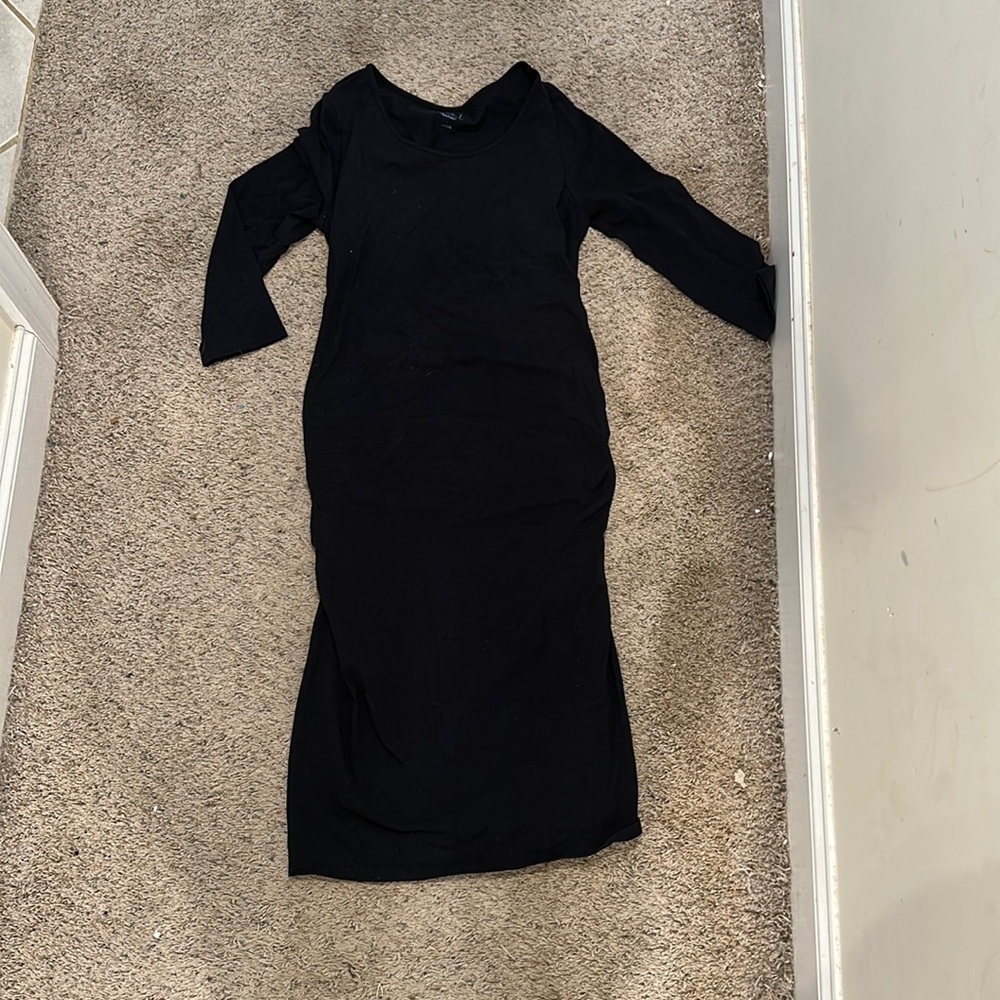 Black Maternity dress. Size Large